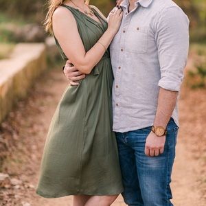Olive Green Loft Dress